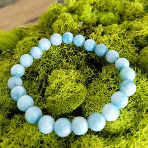Aquamarine Natural Stone Bracelet